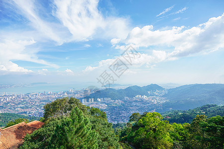 马来西亚槟城全景高清图片