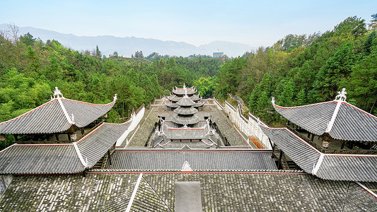 恩施土司城背景图片