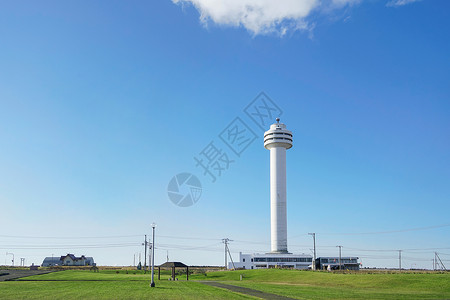 沙布沙布日本北海道最东端灯塔背景