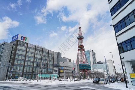 北海道札幌电视塔背景图片