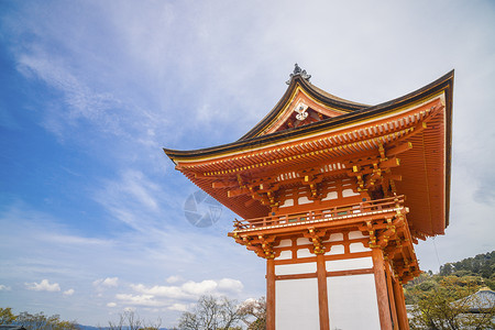 日本京都清水寺春季高清图片