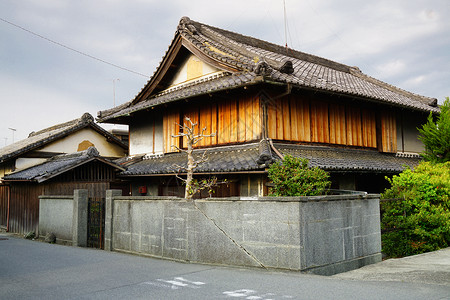 日本特色建筑背景图片