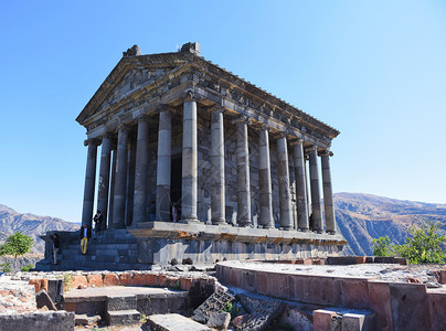 亚美尼亚加尼神庙旅游高清图片素材