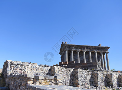 亚美尼亚加尼神庙景点高清图片素材