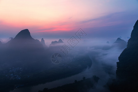 桂林山水美如画图片