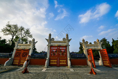 天坛圆丘棂星门高清图片