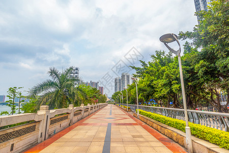 南宁民生广场步道背景图片