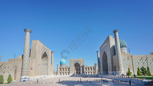 彩云之心乌兹别克斯坦撒马尔罕之心背景