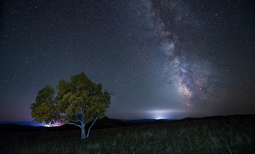 星空银河背景图片