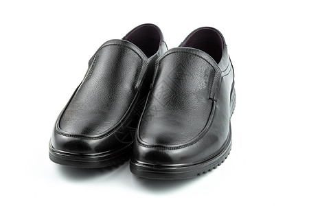 男士黑色商务皮鞋高清图片