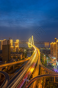 武汉城市夜景风光高清图片