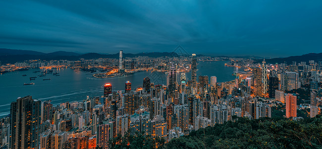 香港夜景图片