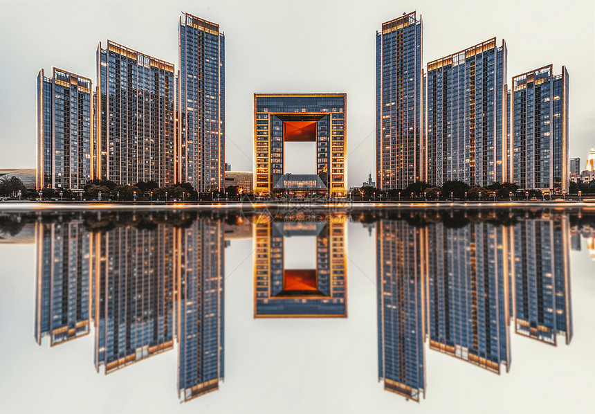 天津城市风光天津门图片