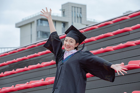 大学生毕业美女模特高清图片素材