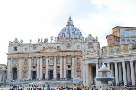 梵蒂冈圣彼得大教堂背景