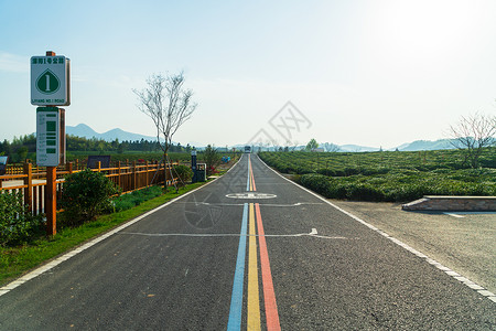 溧阳一号公路江苏溧阳网红最美一号公路背景