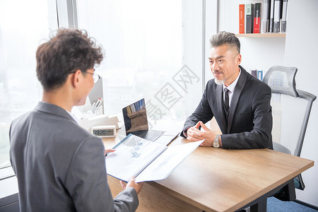 会议谈话商务男士会谈背景