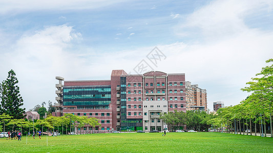 文体综合台湾清华大学综合大楼背景