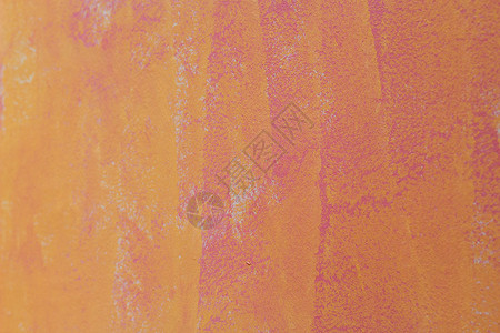 橙色墙面彩色颜料粉刷的墙面背景素材背景