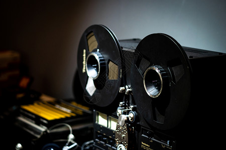电影机老式影像博物馆背景