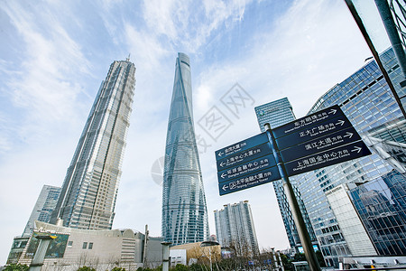 上海陆家嘴金融中心背景图片