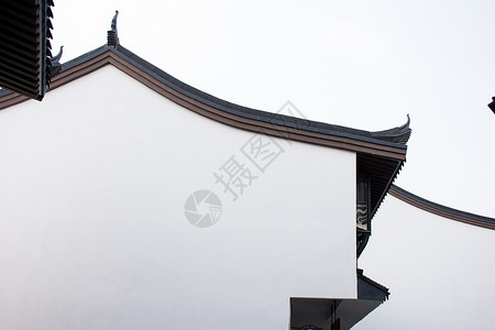 极简中国风建筑背景图片