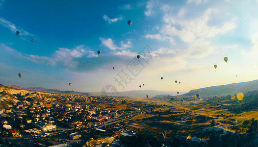 卡帕多奇亚热气球之旅背景图片