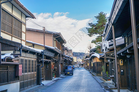 日式传统民居木屋图片