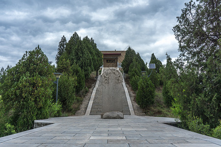 唐皇陵唐朝韦贵妃陵墓背景图片