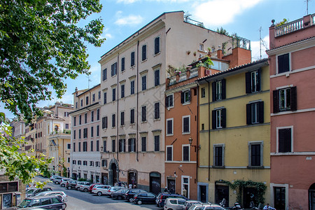 意大利罗马街头历史气息古建筑图片
