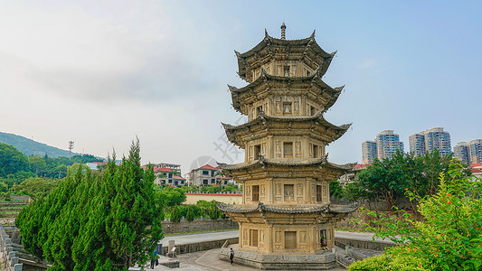 释迦寺庙释迦文佛塔背景