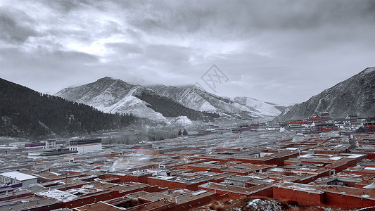 西藏风景背景图片