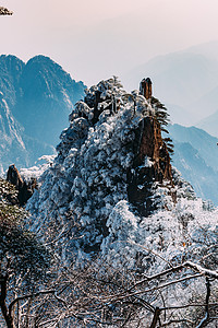雪后黄山黄山雪景高清图片