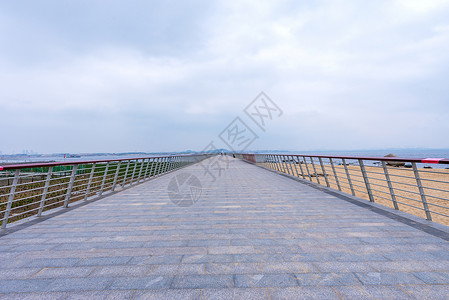 桥围栏观海平台背景