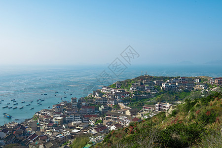 枸杞岛海边小镇高清图片