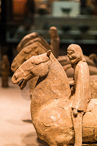 济南博物馆骑士佣背景图片
