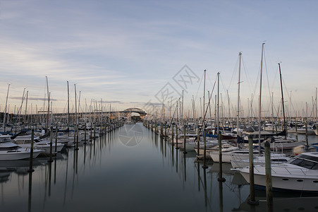 新西兰奥克兰海港码头高清图片