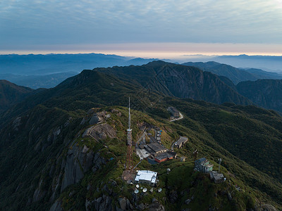 华南之巅桂林猫儿山景区背景