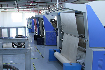 布料生产纺织车间背景