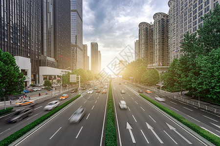 道路景观城市景观大道背景