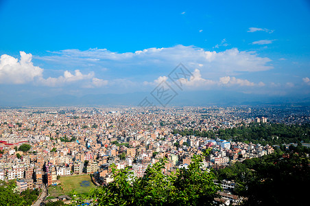 加都尼泊尔加德满都城市背景
