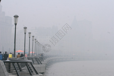 雾天气雾霾背景