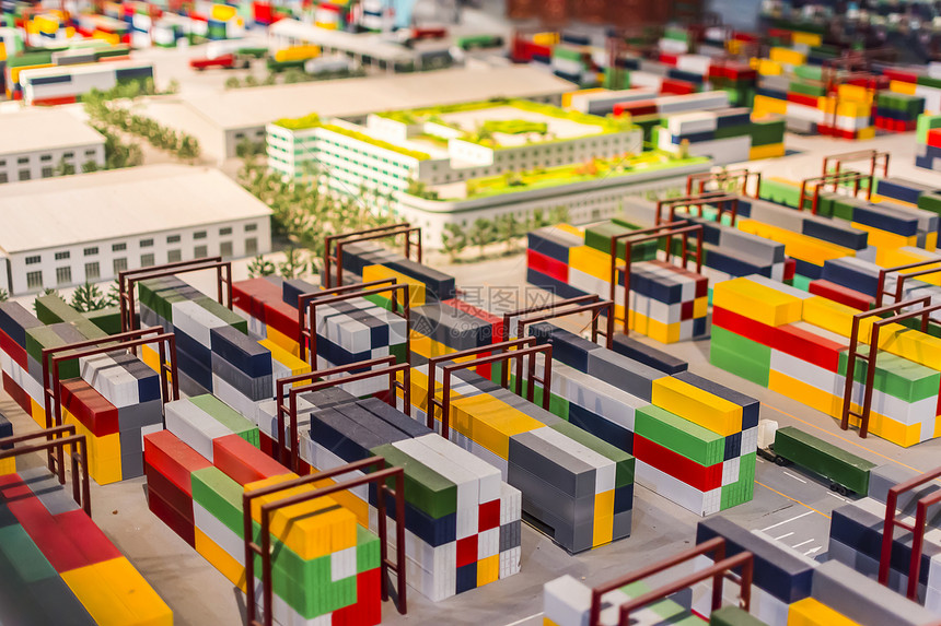 货运港口模型图片