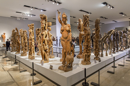 博物馆非洲馆特色雕塑图片
