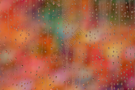 雨夜玻璃背景