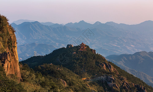 泉州日出福建德化九仙山日出背景