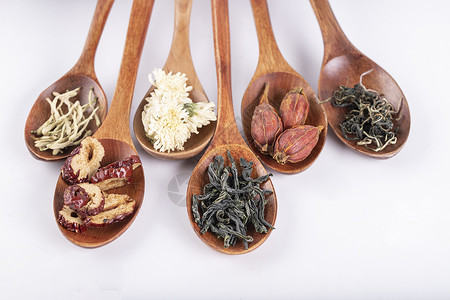 各种类茶叶龙白底素材高清图片