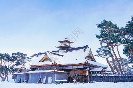 五棱郭要塞展览馆背景