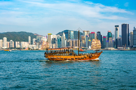 香港维多利亚港风景图片