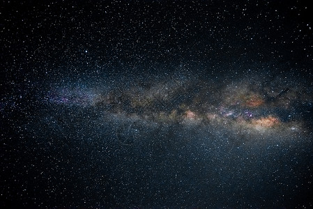 桂林星空夜空中的繁星高清图片